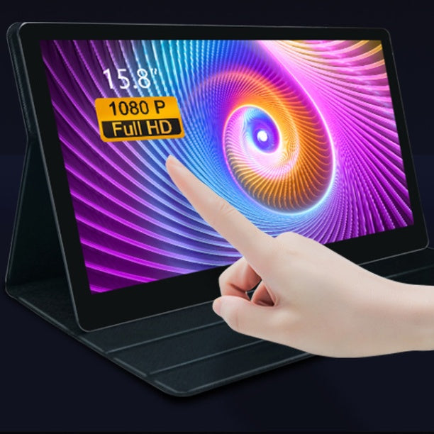 Monitor portatile da 15,6 pollici, schermo di espansione per computer con schermo diviso, schermo secondario per computer