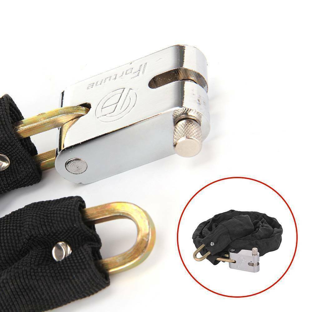 Lucchetto a catena per motocicletta in metallo da 80 cm, resistente, per bicicletta 