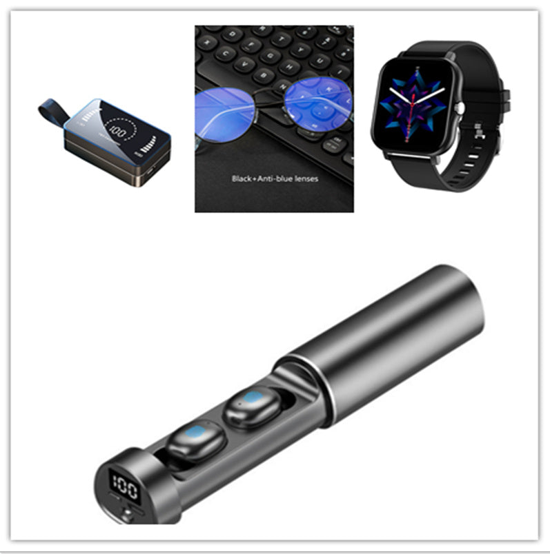Auricolari Bluetooth 5.0 wireless 8D HIFI Sport con microfono, auricolari da gioco, cuffie musicali
