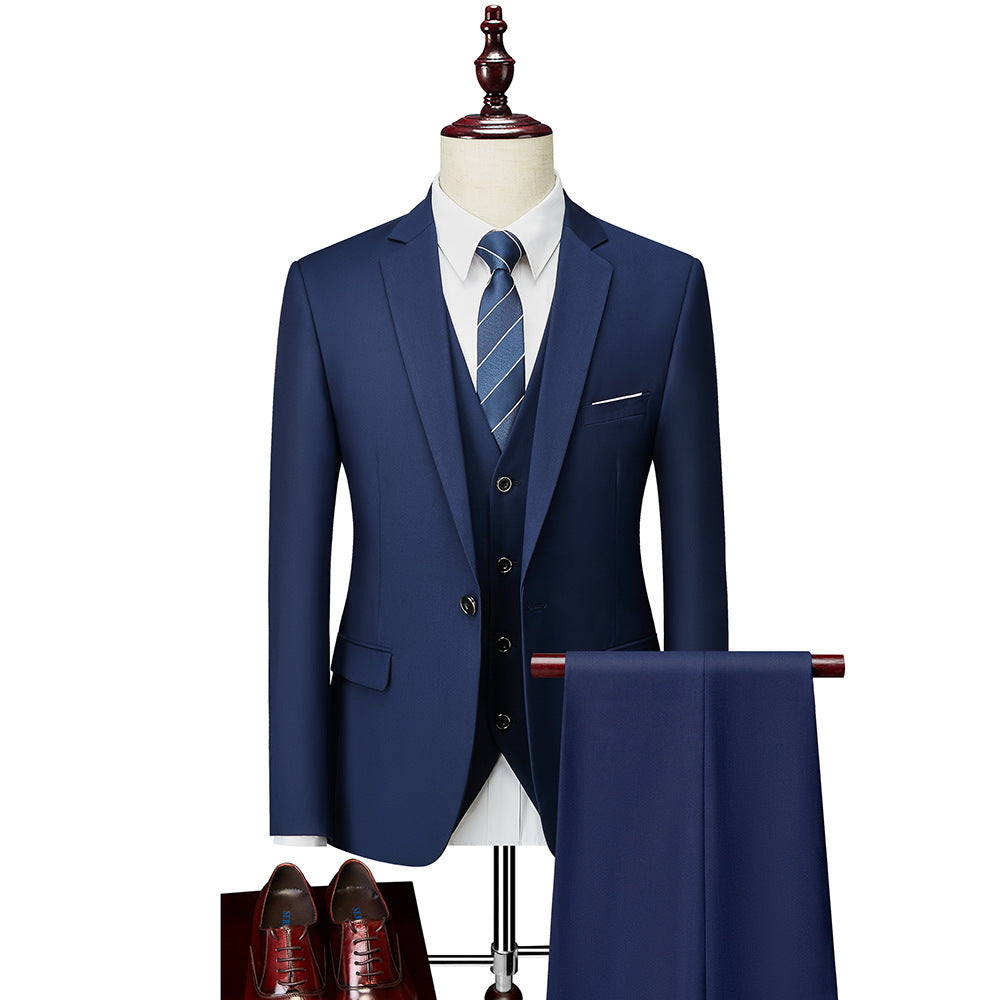 Abito coreano slim da uomo casual da lavoro