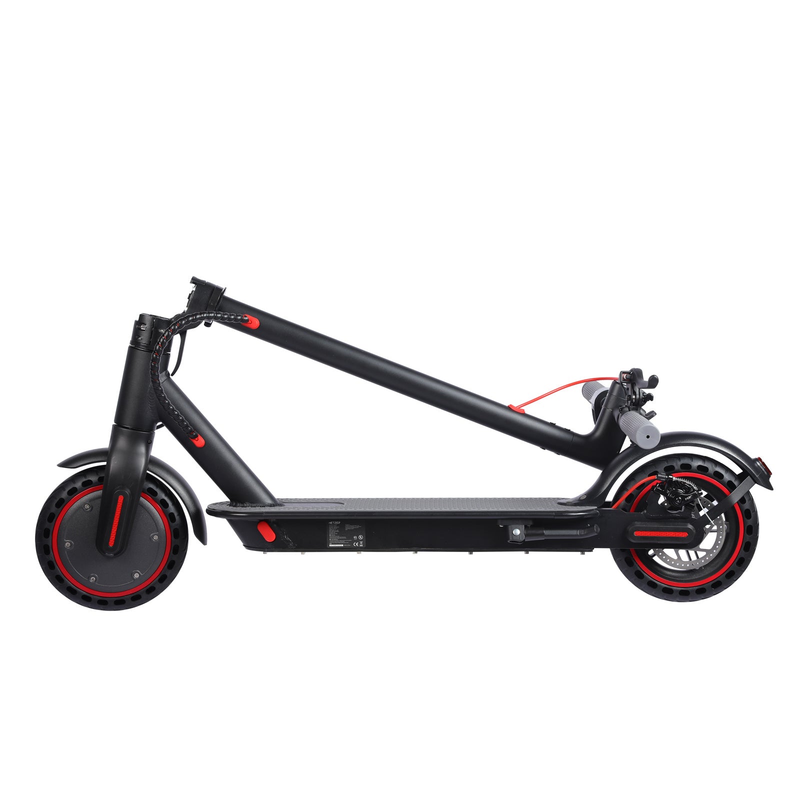 Potenza del motore dello scooter elettrico 350 W Capacità della batteria 36 V 10,4 Ah Dimensioni pneumatici 8'5 pollici Velocità massima 25-30 km Trasporto su strada 30-35 km