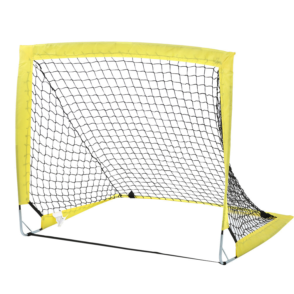 2 pezzi di giocattolo da calcio quadrato pieghevole da portare alla porta, attrezzatura portatile per l'allenamento di calcio dei bambini