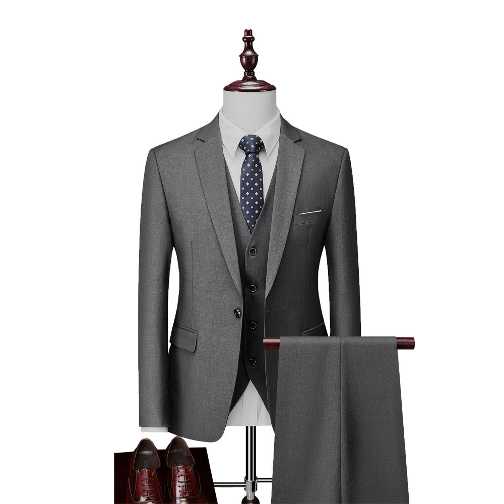 Abito coreano slim da uomo casual da lavoro