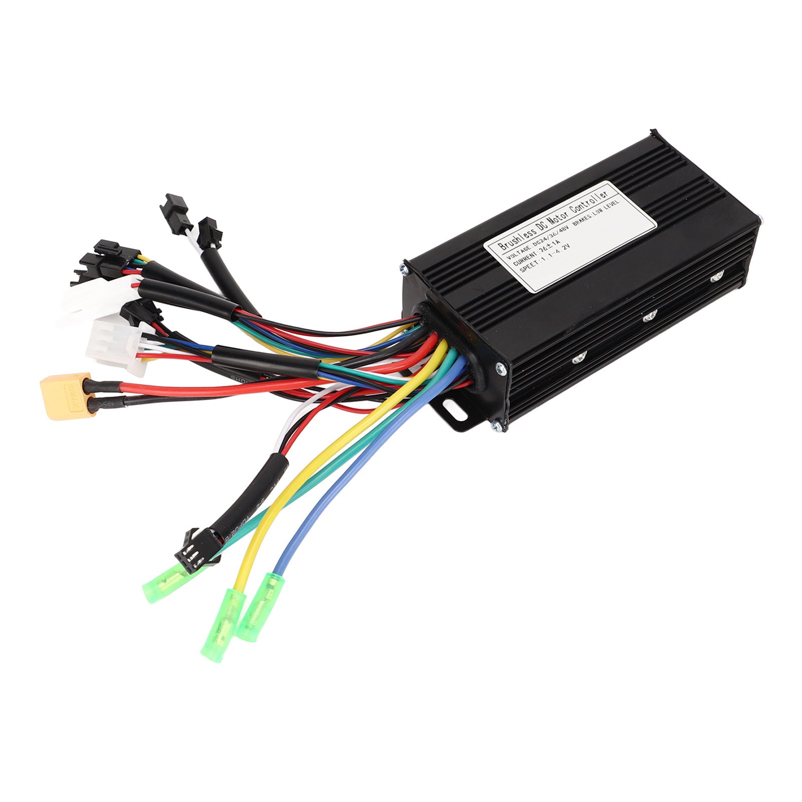 Controller per bici elettrica, motore brushless 24 V, 36 V, 48 V, 500 W, 750 W, 3 modalità, onda sinusoidale 26 A, accessori modificati