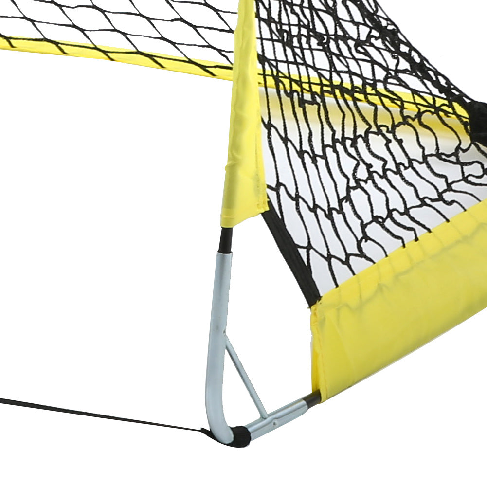 2 pezzi di giocattolo da calcio quadrato pieghevole da portare alla porta, attrezzatura portatile per l'allenamento di calcio dei bambini