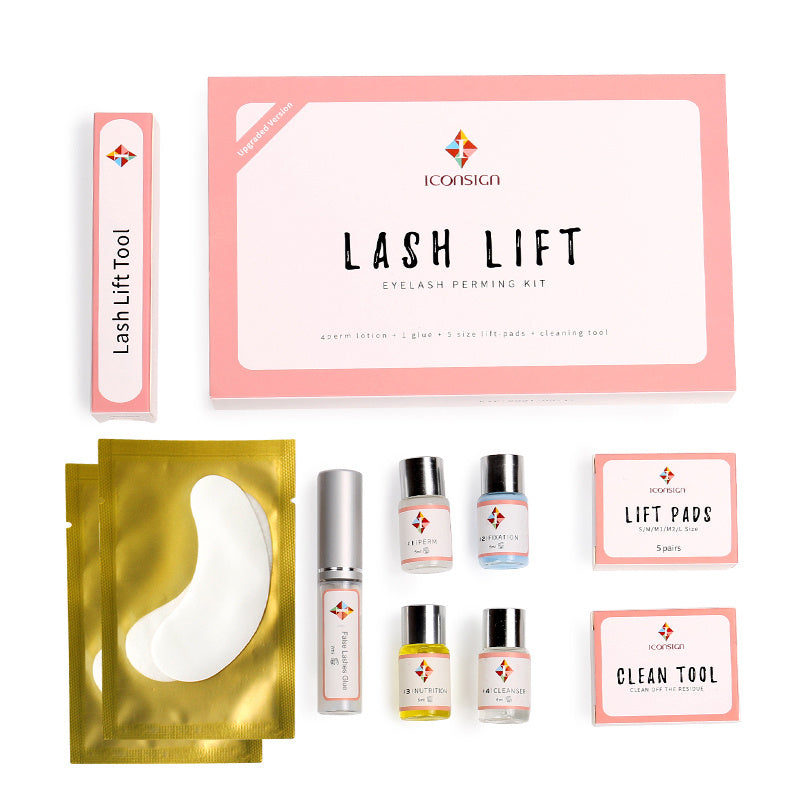 Kit di lifting per ciglia, versione aggiornata, ICONSIGN, strumenti per il trucco permanente per ciglia e occhi