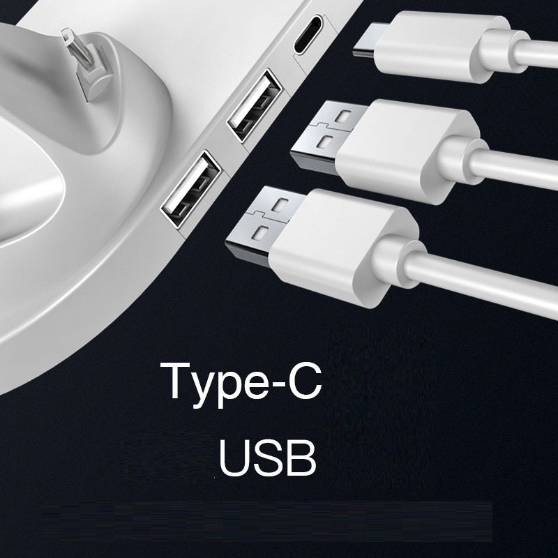 Caricabatterie wireless per iPhone, caricabatterie rapido per telefono, base di ricarica rapida per telefono e orologio, stazione di ricarica 6 in 1