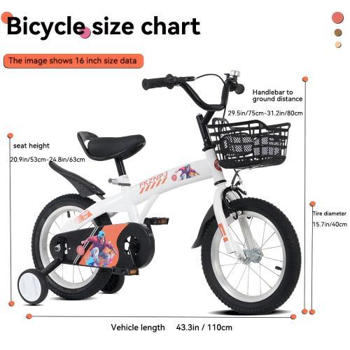 Bicicletta sportiva per bambini da 16 pollici