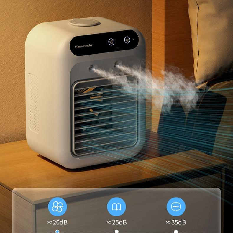 Condizionatore d'aria, ventilatore di raffreddamento dell'aria, ventilatore di raffreddamento ad acqua, aria condizionata per stanza, ufficio, condizionatore d'aria portatile per auto