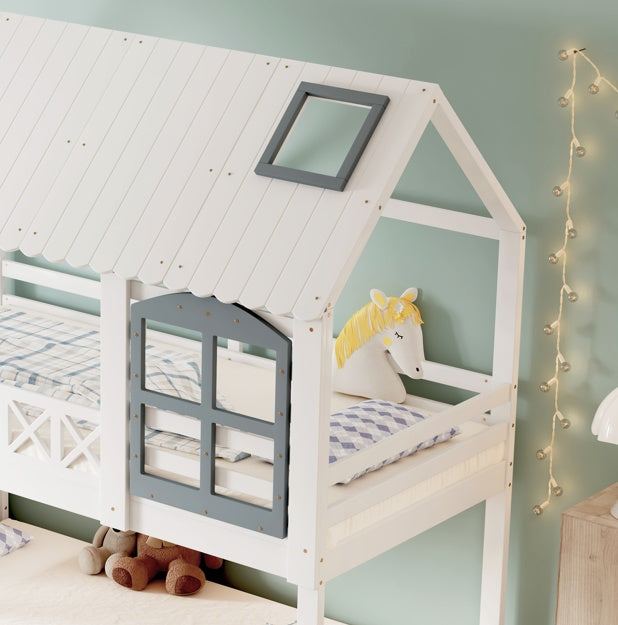 Massivholz Doppelschicht Babybett