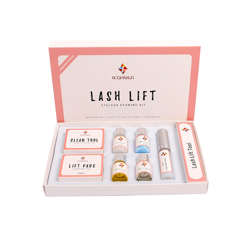 Kit di lifting per ciglia, versione aggiornata, ICONSIGN, strumenti per il trucco permanente per ciglia e occhi
