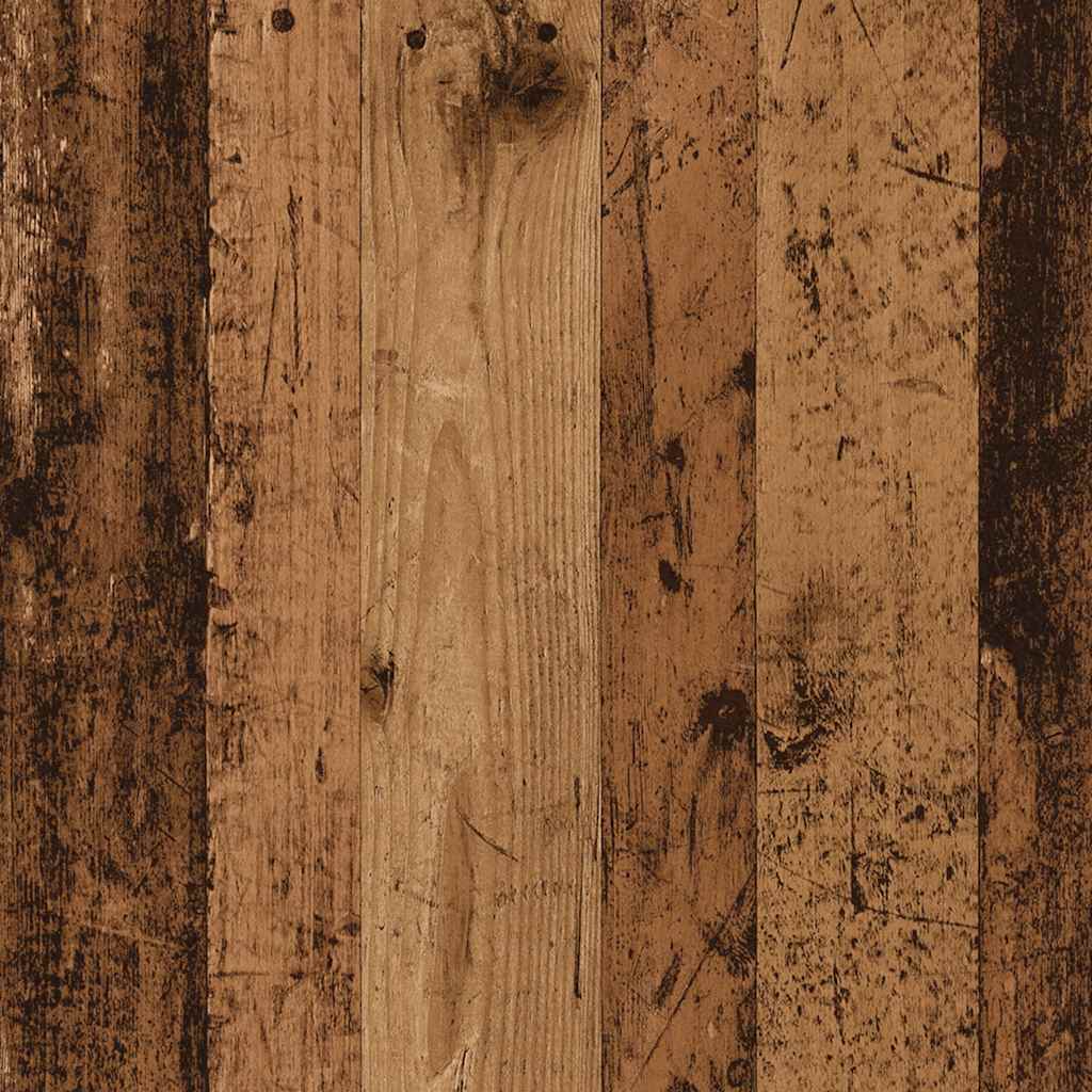 VidaXL Knižnica Staré drevo 48x25,5x140 cm Drevo