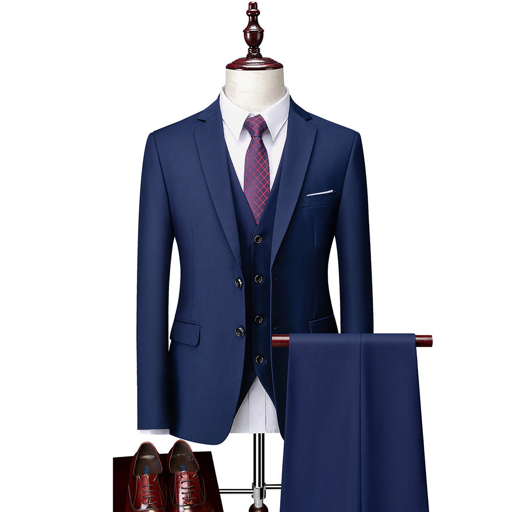 Abito coreano slim da uomo casual da lavoro
