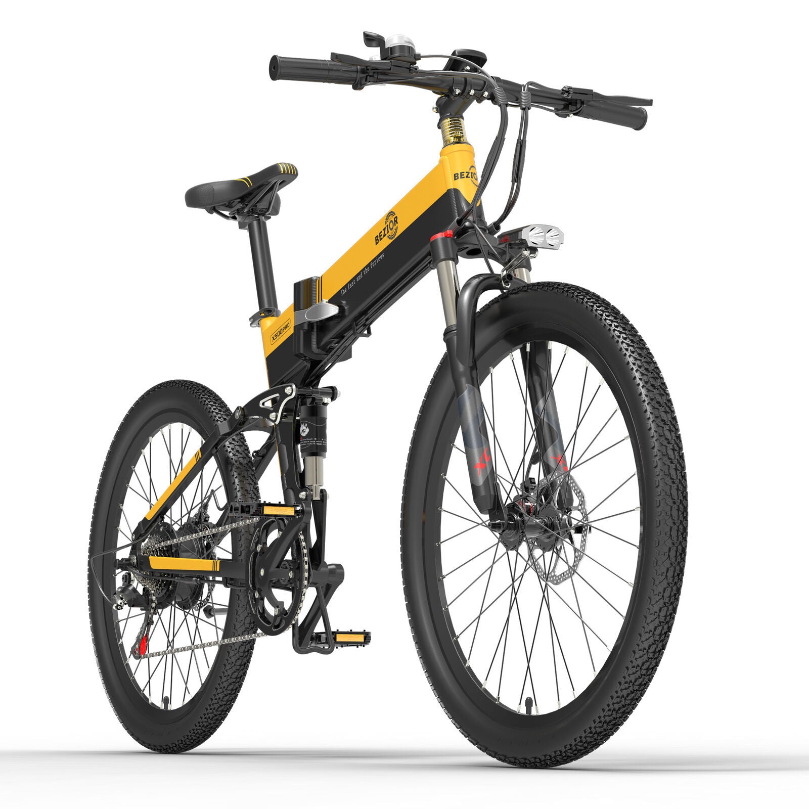 BEZIOR X500PRO Bici Elettriche 500W 26 Mountain Bike E-bike Bicicletta Adulti