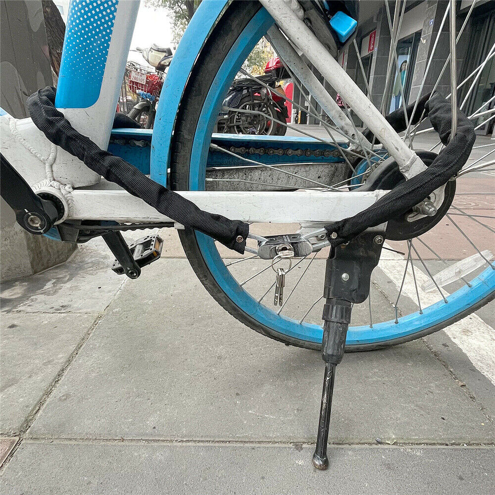Lucchetto a catena per motocicletta in metallo da 80 cm, resistente, per bicicletta 
