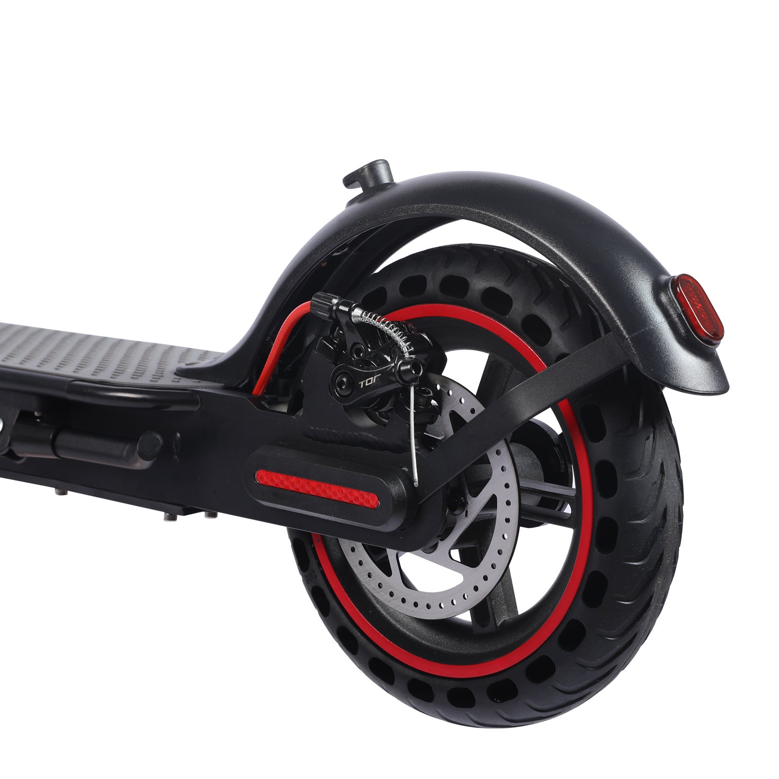 Potenza del motore dello scooter elettrico 350 W Capacità della batteria 36 V 10,4 Ah Dimensioni pneumatici 8'5 pollici Velocità massima 25-30 km Trasporto su strada 30-35 km