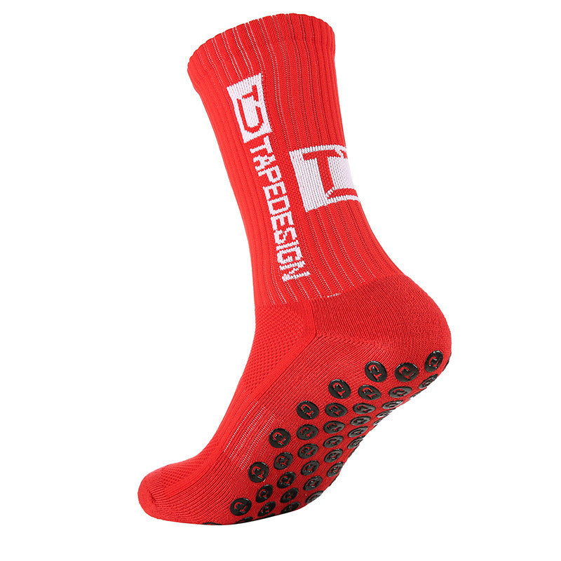 TEMU Sweat Absorbing And Deodorant Glue Dispensing Non-slip Soccer Socks