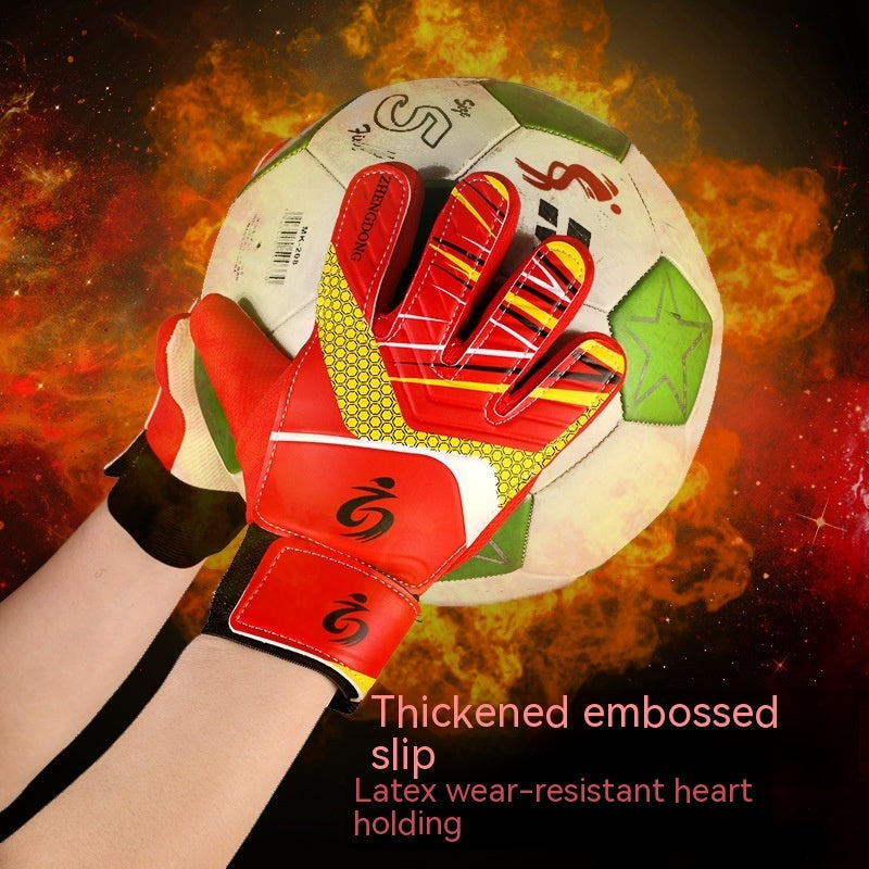 Children's Football Goalkeeper Gloves Shin Guard Wear-resistant